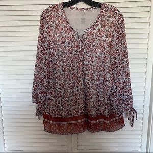 3/$15  Paisley print blouse